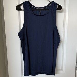 Ten thousand Blue Sleeveless tank top